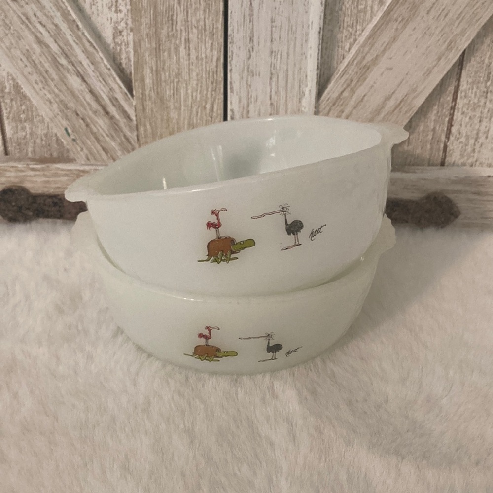 Vintage Anchor Hocking Fire King Bowls